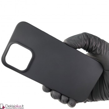 Kieto silikono 2 mm.storio dėklas - juodas (Apple Iphone 14 Pro Max) Kieto silikono 2 mm.storio dėklas - juodas (Apple Iphone 14 Pro Max)